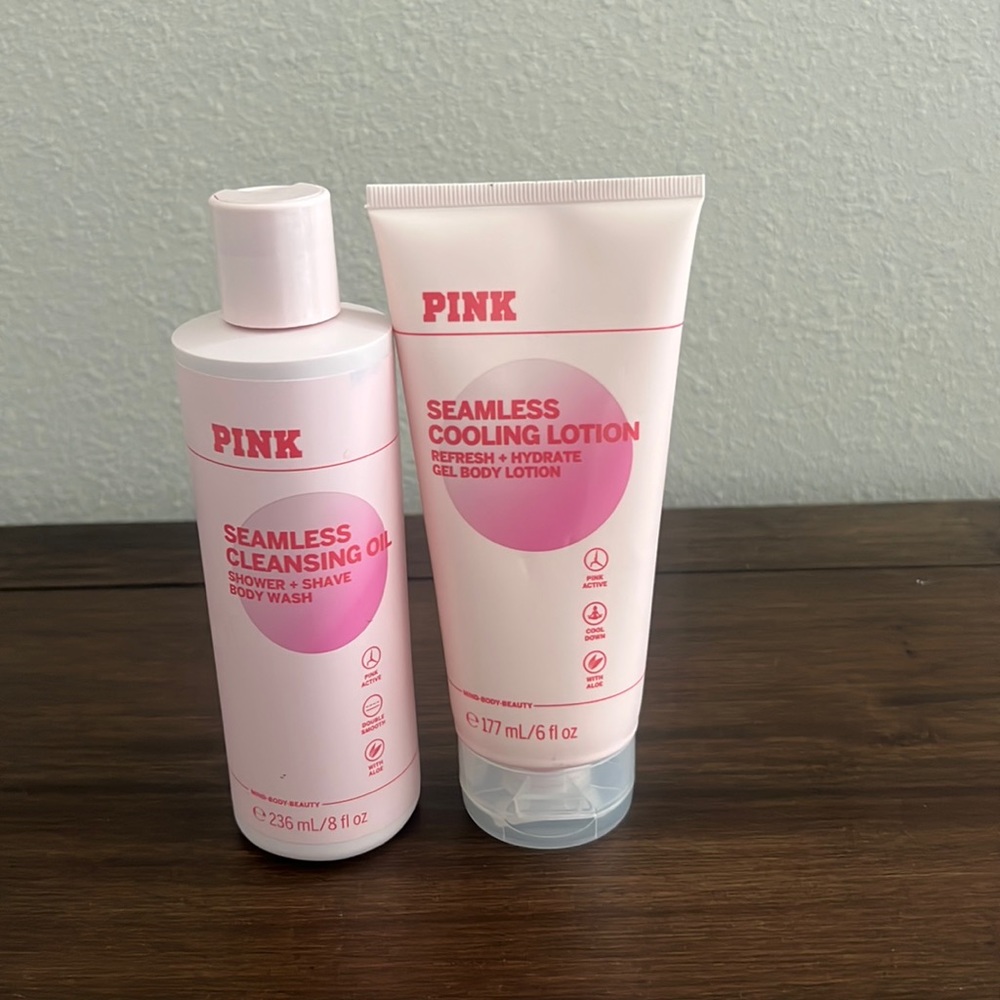 Pink Seamless Cleansing Oil & Cooling Lotion